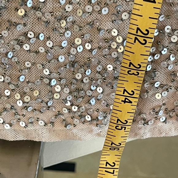 Vintage Sequin Embellished Beige Top - Picture 10 of 15